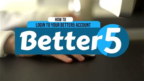 How To Log Into Your Better5 Account YouTube