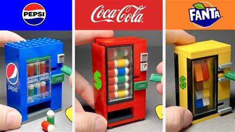 How To Make 3 Easy Lego Vending Machines - YouTube