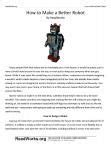 How To Make A Better Robot Readworks [PDF]