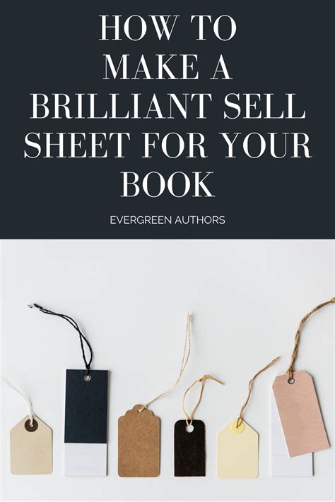 How To Make A Brilliant Sell Sheet For Your Book Evergreen Authors