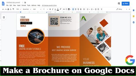 How To Make A Brochure On Google Docs