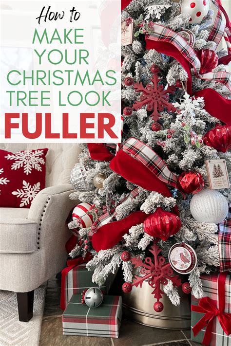 How To Make A Christmas Tree Look Fuller - DIY Joy