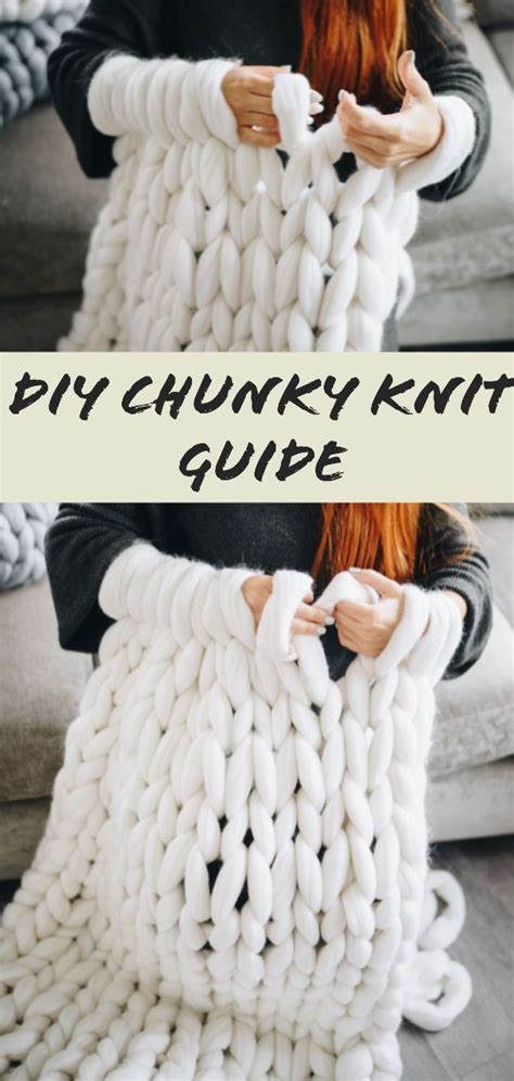 How To Make A Chunky Knit Blanket Diy Guide For Beginners In 2020 Riset