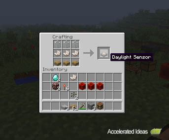 How To Make A Daylight Sensor In Minecraft
