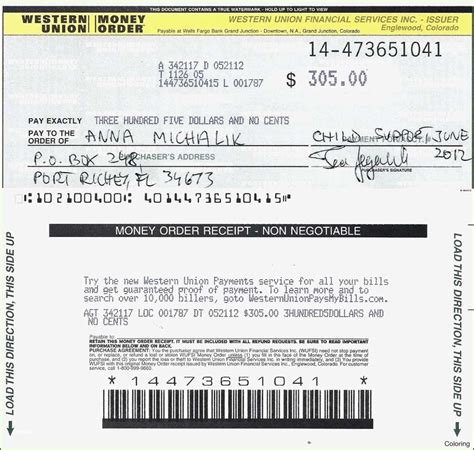 How To Make A Fake Money Order Receipt Ralph
