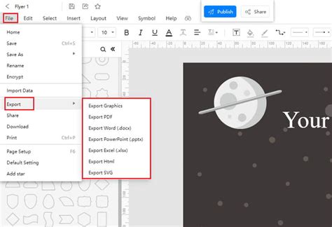 How To Make A Flyer On Google Docs Edrawmax Online