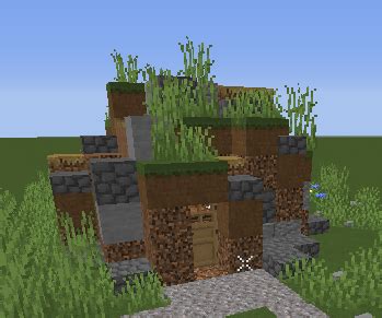 How To Make A Good Dirt Hut In Minecraft 7 Steps Instructables