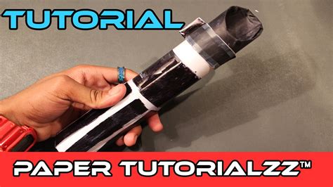 How To Make A Lightsaber Out Of Construction Paper