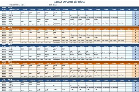 How To Make A Master Schedule On Excel Excel Templates
