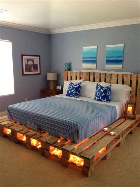 How To Make A Pallet Bed Frame DIY Simple Bed From Pallets How To