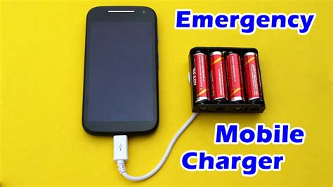 How To Make A Phone Charger With AA Batteries: …