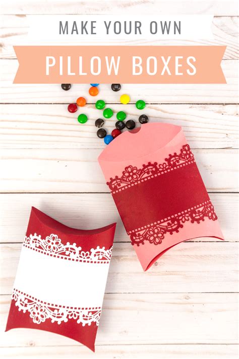 How To Make A Pillow Box With A Cricut Maker Practically Functional