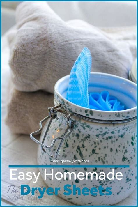 How To Make A Reusable Dryer Sheet