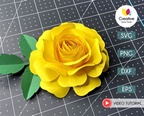 How To Make A Rose Out Of Paper Free Svg Pdf Patterns Essyjae