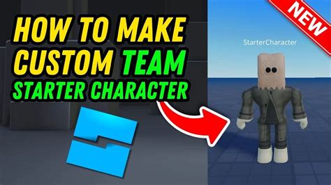 How To Make A Starter Player In Roblox