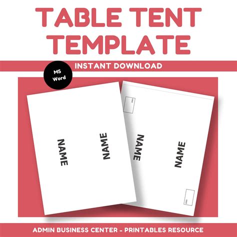 How To Make A Table Tent 18 Templates Free Premium Templates