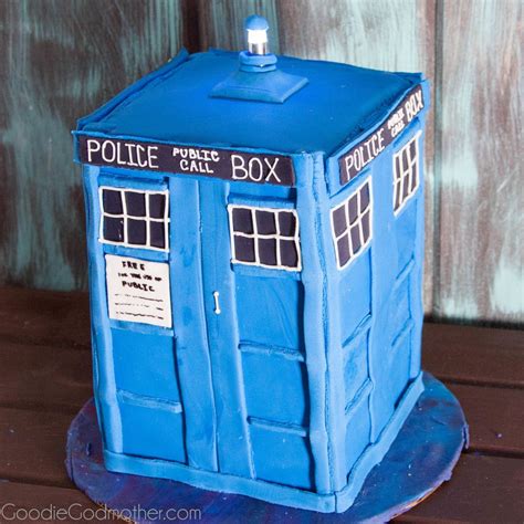 How To Make A Tardis Cake - Cucation