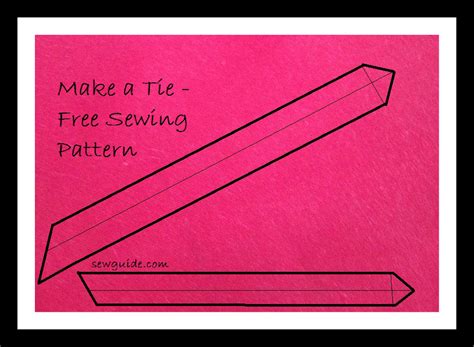 How To Make A Tie Free Diy Pattern Tutorial Sew Guide