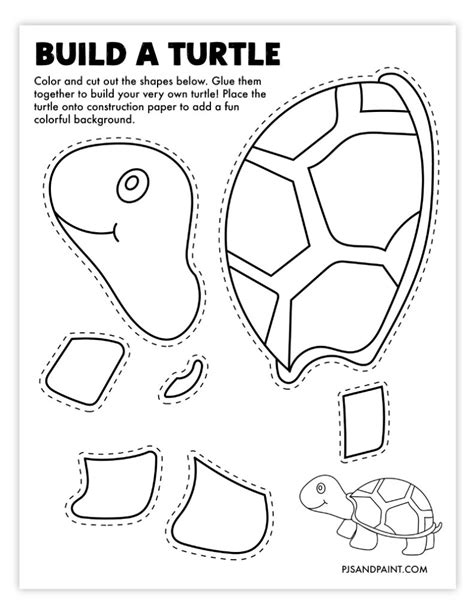 How To Make A Turtle Craft Printable Templates Free