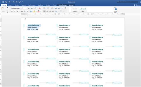 How To Make Address Labels In Word From Excel Design Talk