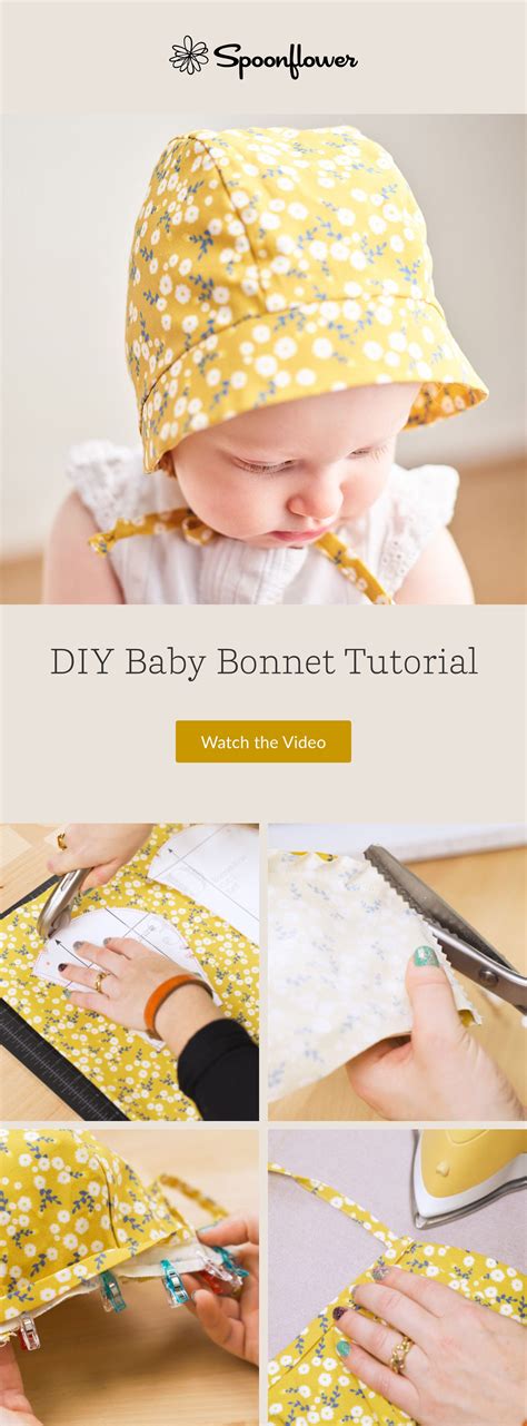 How To Make An Adorable Baby Bonnet Spoonflower Blog
