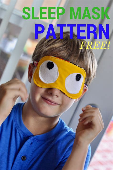 How To Make An Emoji Sleep Mask Free Pattern Pin Cut Sew Studio