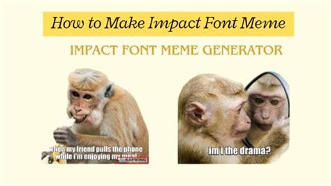 How To Make An Impact Font Meme