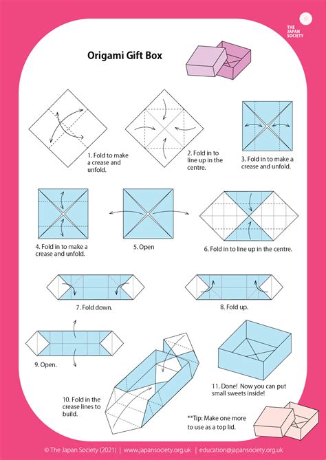 How To Make An Origami Box Origami Sample