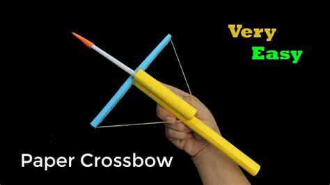 How To Make An Origami Crossbow - WHYIENJOY