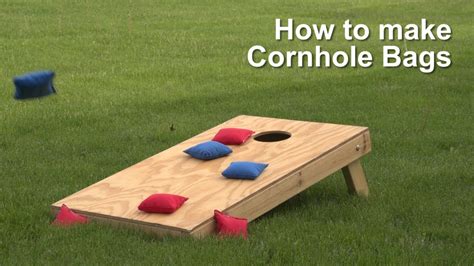 How To Make Bean Bags For Corn Toss Game