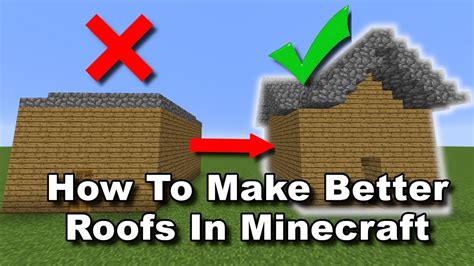 How To Make Better Roofs in Minecraft YouTube