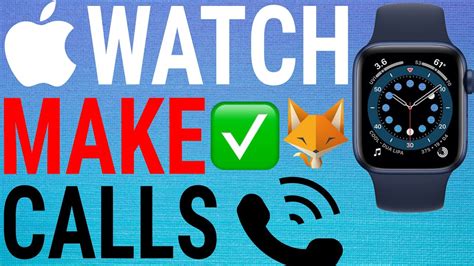 How To Make Calls on Apple Watch (Series 6,5,4,3,SE) - YouTube