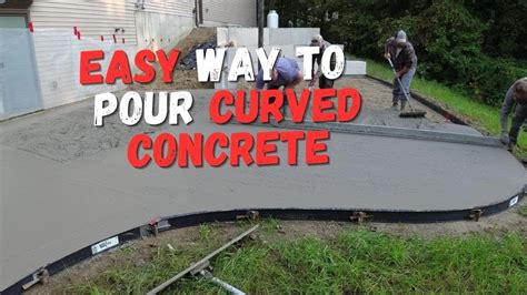 How To Make Curved Concrete Forms
