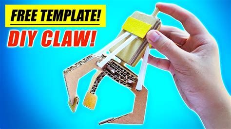 How To Make DIY Claw for Homemade Claw Machine Free Template Provided