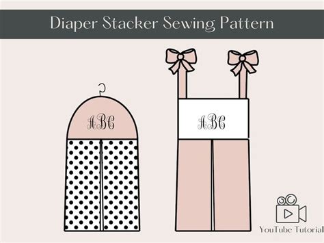 How To Make Diaper Stacker Pattern Baby Sewing Patterns Baby Shower Crafts Nappy Stacker Pattern