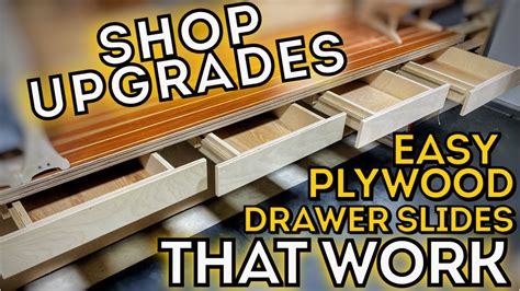 How To Make Drawers with NO Hardware YouTube