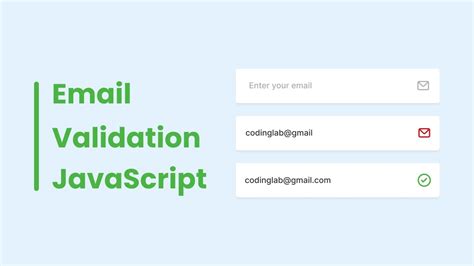 How To Make Email Validation Check Using HTML CSS & JavaScript Check