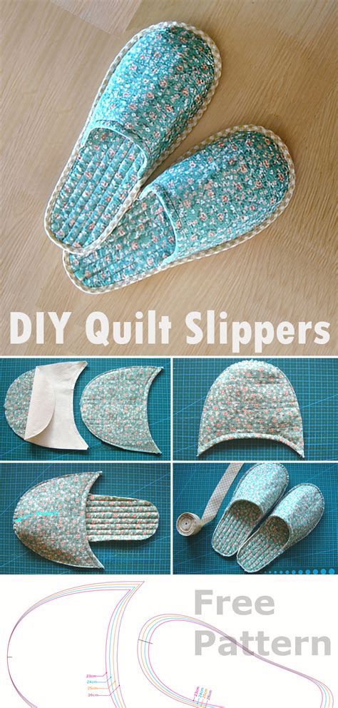 How To Make Fabric Slippers With Free Pattern Pretty Prudent