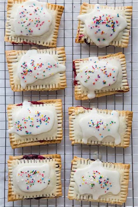 How To Make Homemade Pop Tarts with Real Fruit - Hello Glow