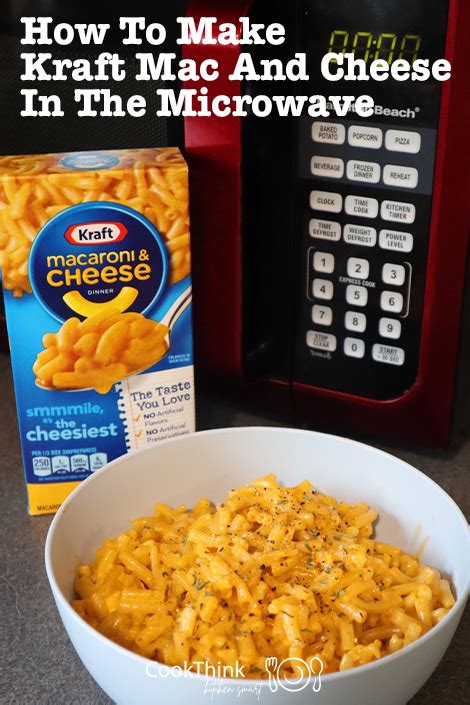 How To Make Mac And Cheese In The Microwave Kraft