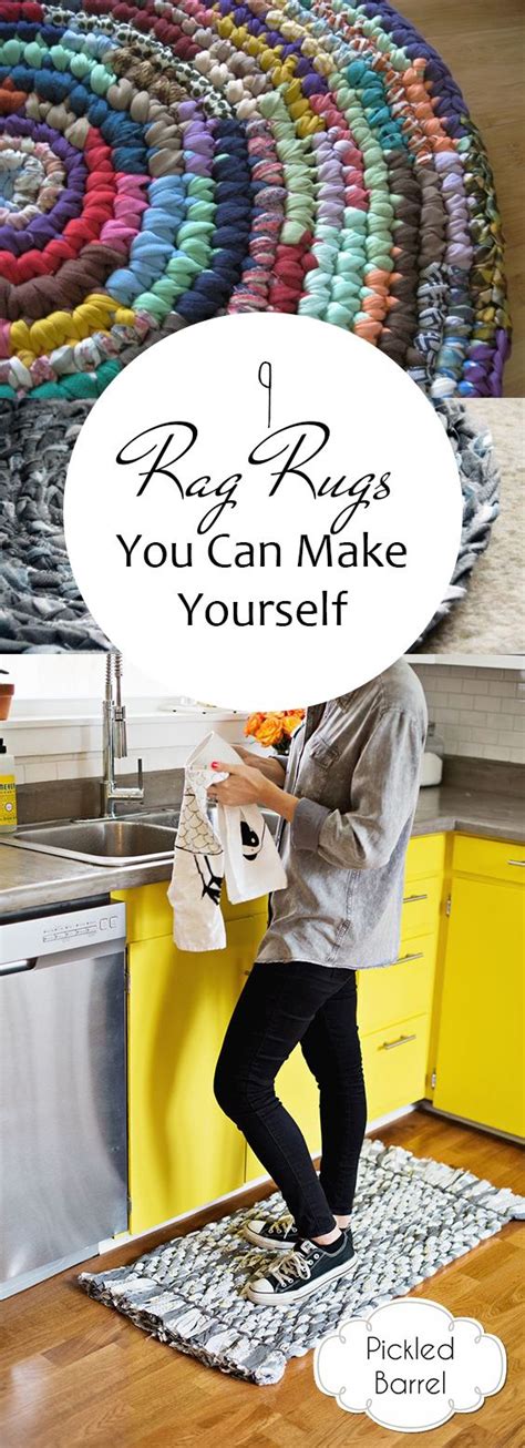 How To Make Rag Rugs: Sheets, T-shirts- DI- pickledbarrel.com