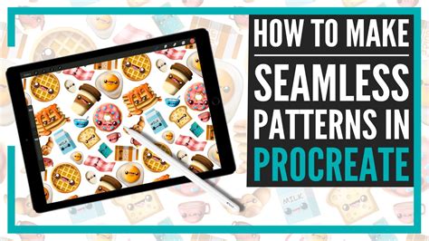 How To Make Seamless Patterns in Procreate! EASY! YouTube