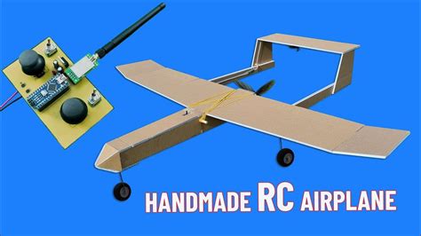 How To Make Simple RC Airplane For Simple Radio Control. DIY RC Aiplane