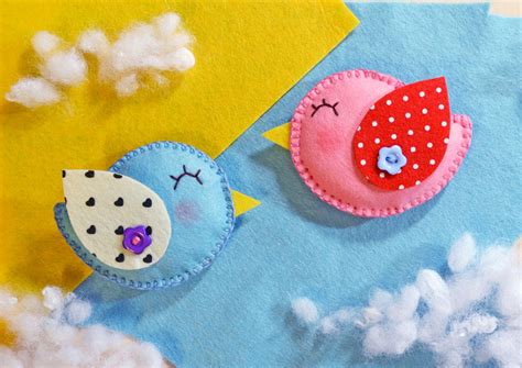How To Make Spring Birds Of Felt Diy Tutorial Ideas
