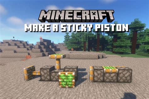 How To Make Sticky Pistons In Minecraft - Ratingperson