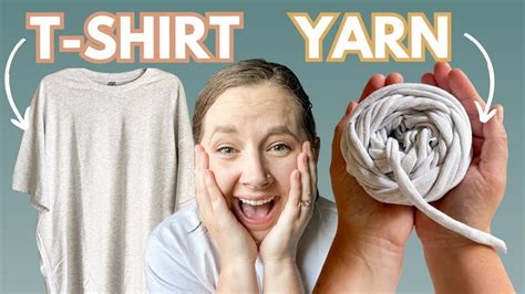 How To Make T Shirt Yarn - YouTube