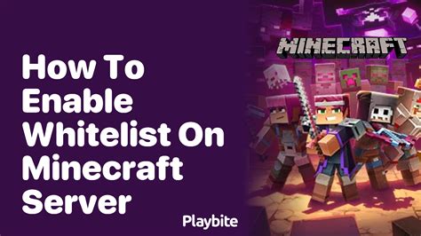 How To Make Your Minecraft Server Private Using The Whitelist