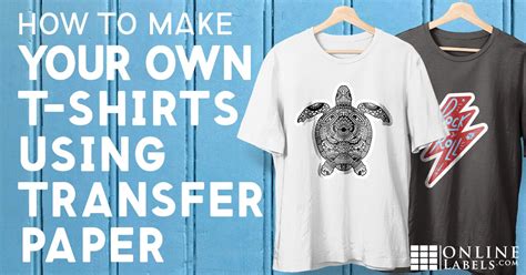 How To Make Your Own TShirts Using Transfer Paper Transfer paper