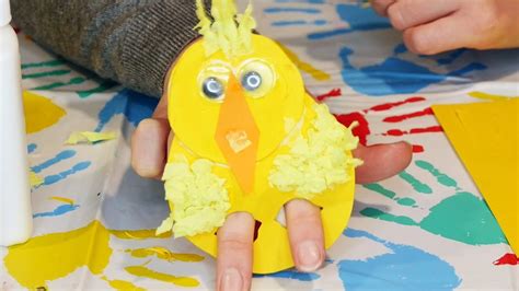 How To Make a Chicken Hand Puppet - YouTube