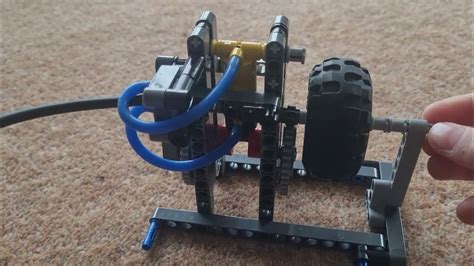 How To Make a Lego Technic V2 Pneumatic Engine YouTube